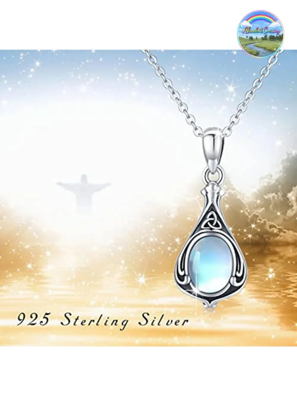 925 Sterling Silver Celtic Knot Urn Necklace for Ashes Cremation Jewelry